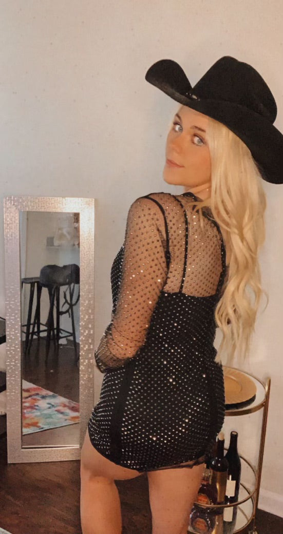 KNOCKIN' BOOTS STUDDED DRESS