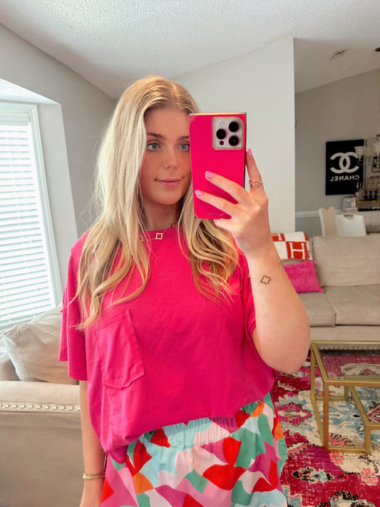 POCKET FULL OF PINK TEE