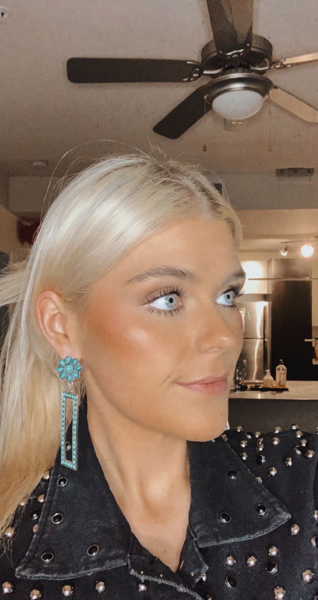 LIVIN' THE DREAM TURQUOISE EARRINGS