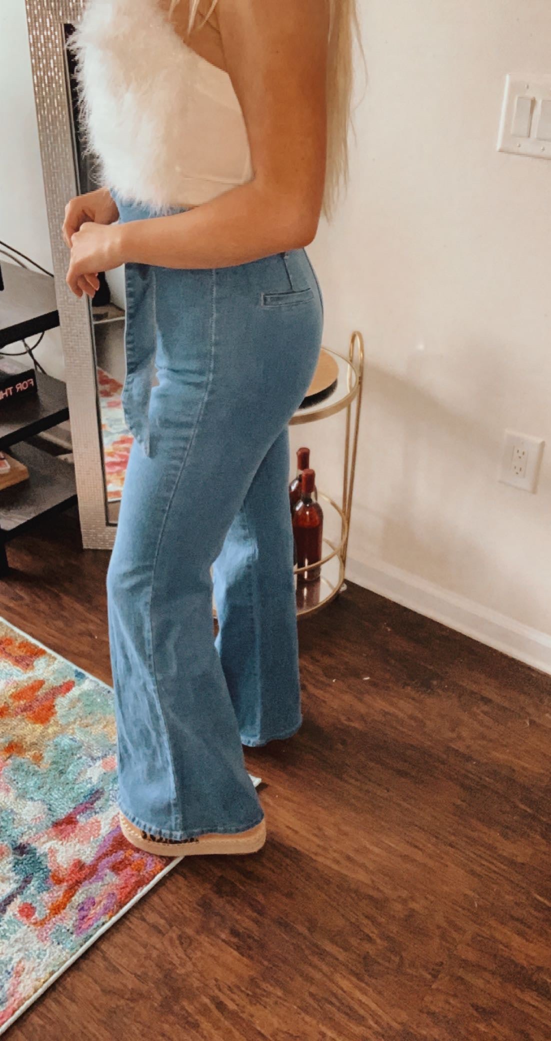 BAREFOOT BLUE JEAN NIGHT FLARES